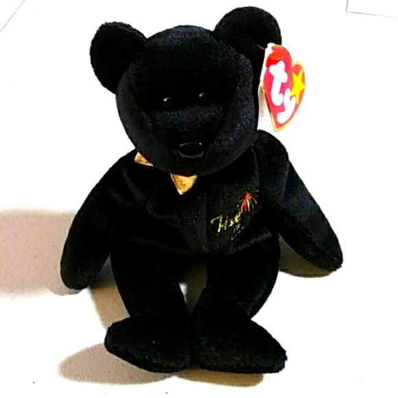 Rare 1999 "The End" Black Beanie babies collection. NWT - Picture 2 of 12